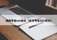 湖南专业seo优化（长沙专业SEO优化）