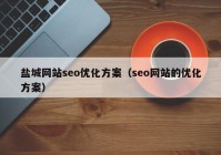 盐城网站seo优化方案（seo网站的优化方案）