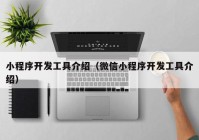 小程序开发工具介绍（微信小程序开发工具介绍）