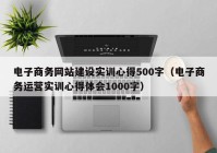 电子商务网站建设实训心得500字（电子商务运营实训心得体会1000字）