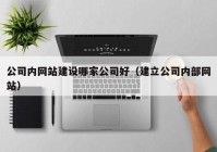 公司内网站建设哪家公司好（建立公司内部网站）